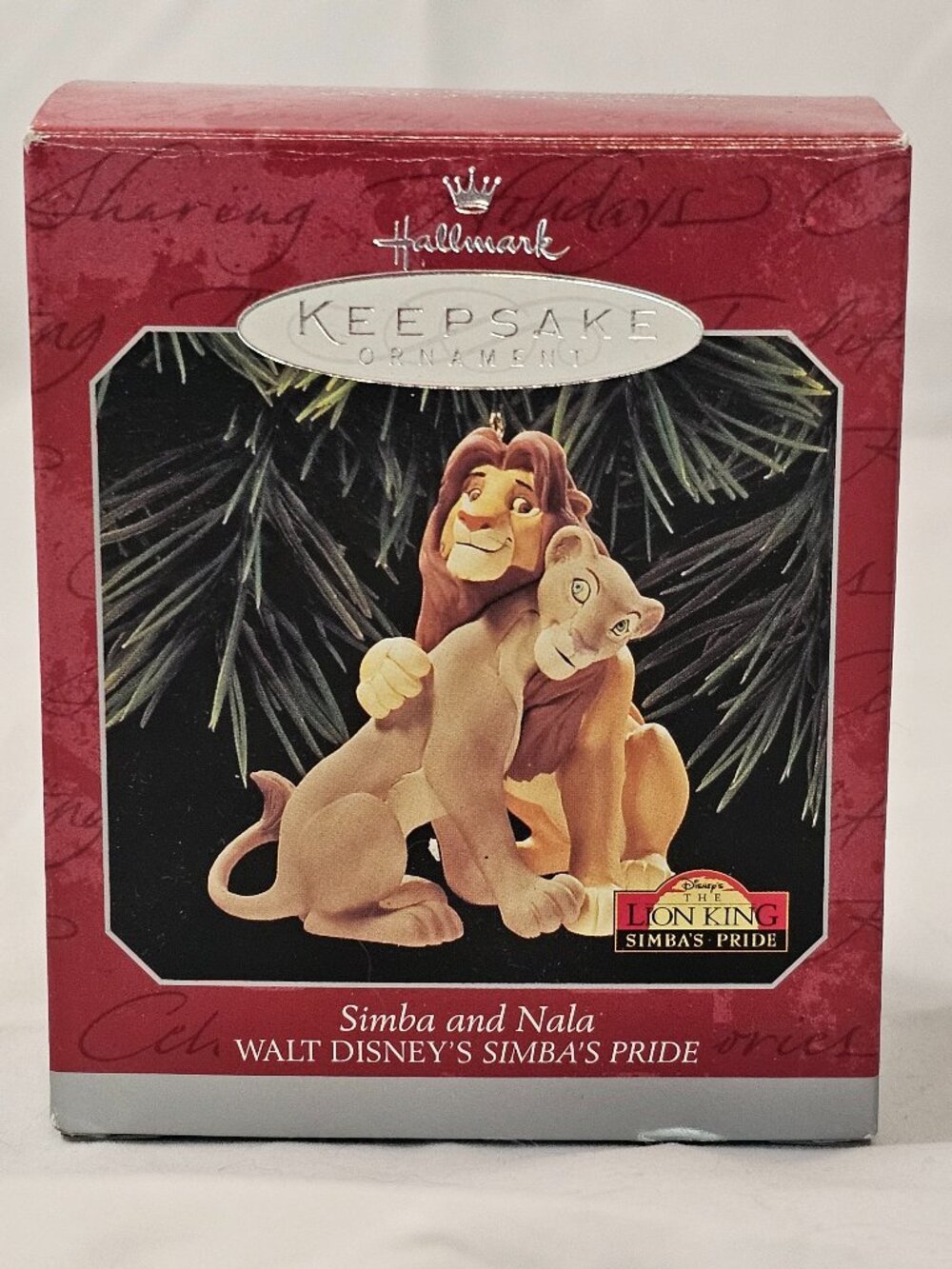 Lion King Simba & Nala (adult) 1998 Hallmark Keepsake Ornament - NIB